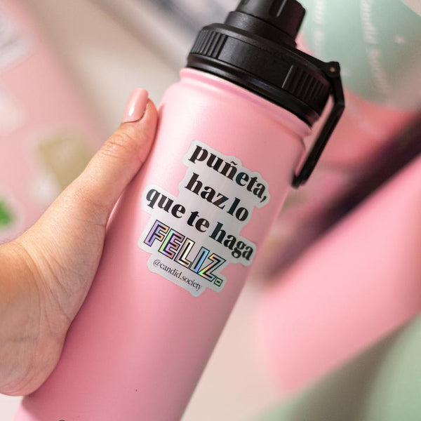 CANDID SOCIETY- Haz lo que te haga feliz Sticker