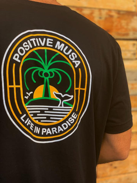 POSITIVE MUSA-Life in Paradise Men's T-Shirt