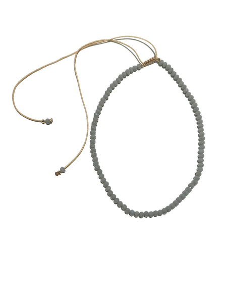 E-HC DESIGNS- Full Crystal Adjustable Choker (many colors available)