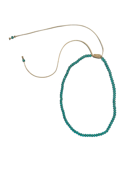 E-HC DESIGNS- Full Crystal Adjustable Choker (many colors available)