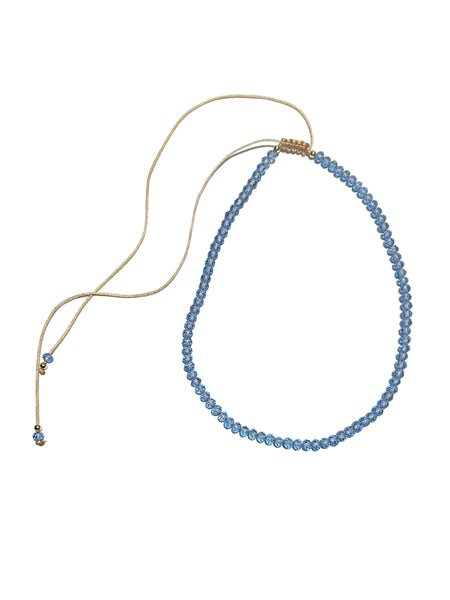 E-HC DESIGNS- Full Crystal Adjustable Choker (many colors available)