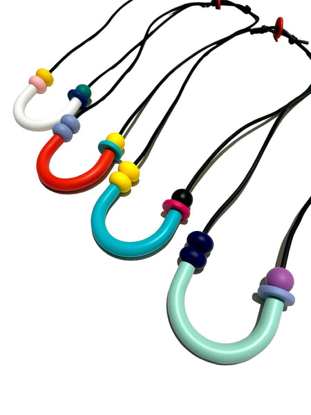 KNOT PREDICTABLE- Geo U Necklace (more colors available)