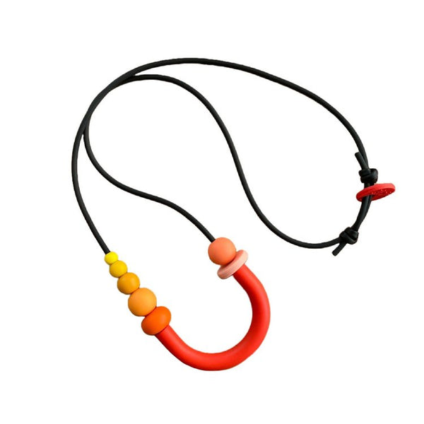 KNOT PREDICTABLE- Sunset Necklace