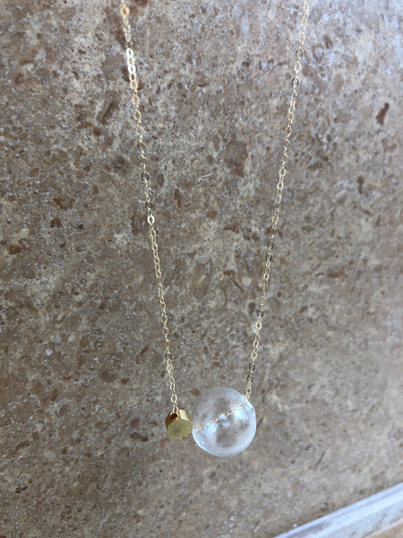 LUCA - Classic Glass Sphere - Short Necklace
