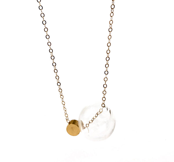 LUCA - Classic Glass Sphere - Short Necklace