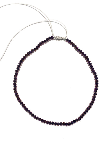 E-HC DESIGNS- Full Crystal Adjustable Choker (many colors available)