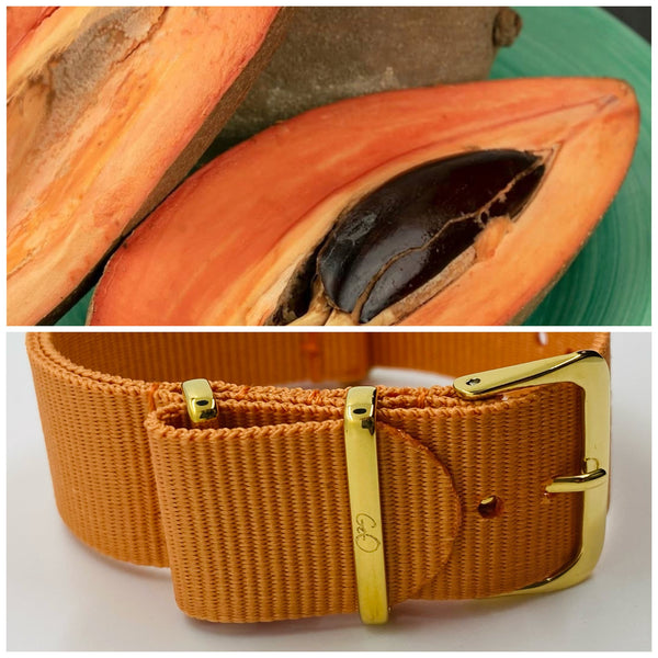 GEO- Watch Strap - Mamey (different finishes)