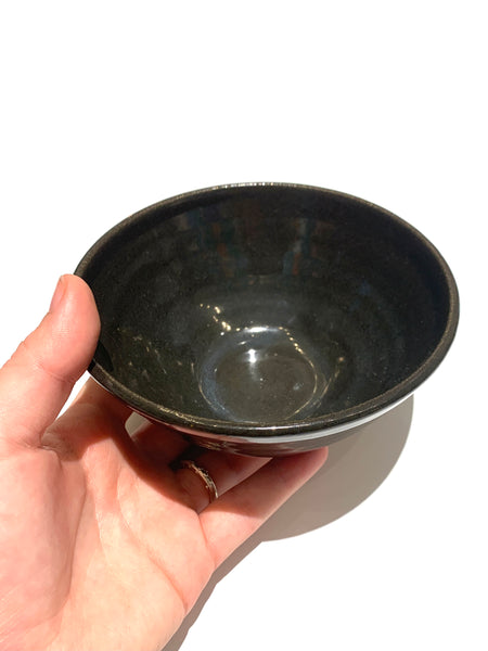 NIETO CERAMICS- Dark Charcoal Bowl