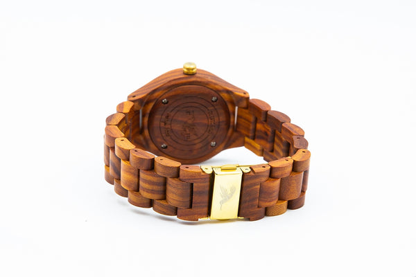 HERNY'S WOOD- Watches- Ocell- Golden Rosewood