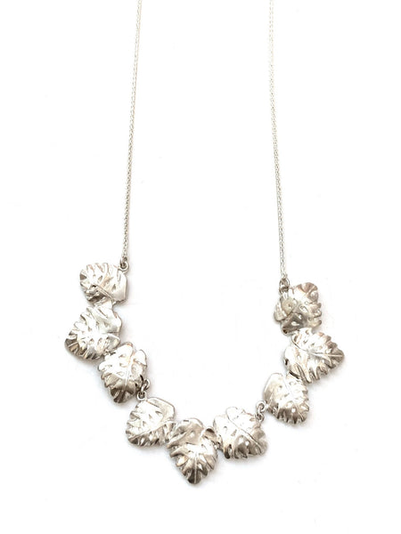Snou* - Monstera Medallion Necklace
