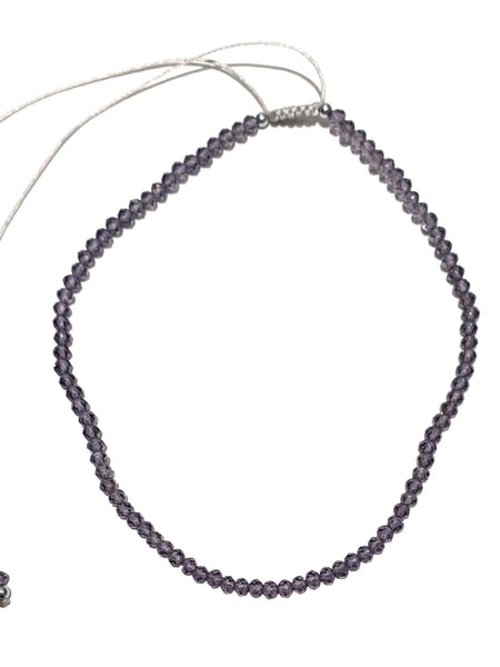 E-HC DESIGNS- Full Crystal Adjustable Choker (many colors available)