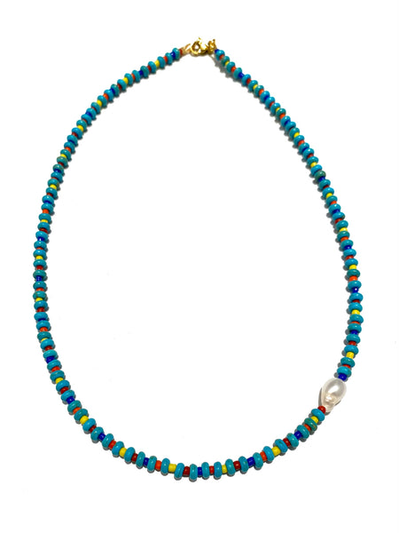 HC DESIGNS- Turquoise Short Necklace