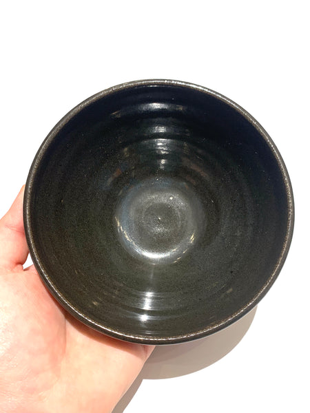 NIETO CERAMICS- Dark Charcoal Bowl