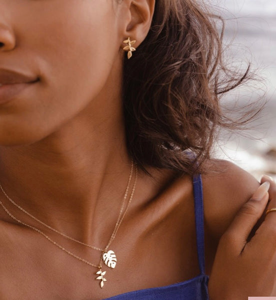 MUNS - Heliconia Earrings (Silver o Gold Plated)