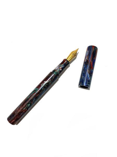 TRENCHE - Blue Resin  #322 Fountain Pen