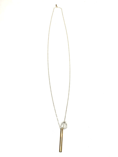 LUCA- Sphere + Cylinder Necklace