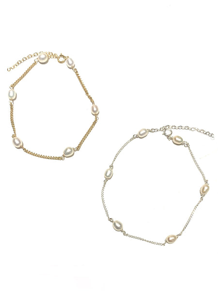 MUNS- Pearl Beaded Anklet