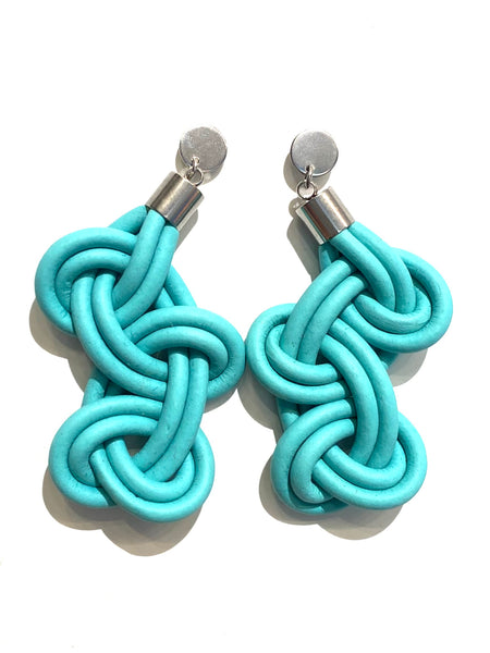 KNOT PREDICTABLE- Loop Earrings (more colors available)