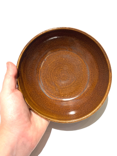 NIETO CERAMICS- Brown Small Bowl Plate