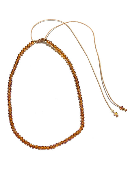 E-HC DESIGNS- Full Crystal Adjustable Choker (many colors available)