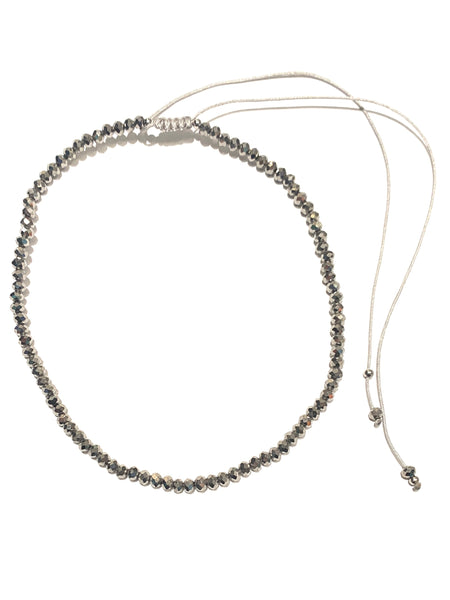 E-HC DESIGNS- Full Crystal Adjustable Choker (many colors available)
