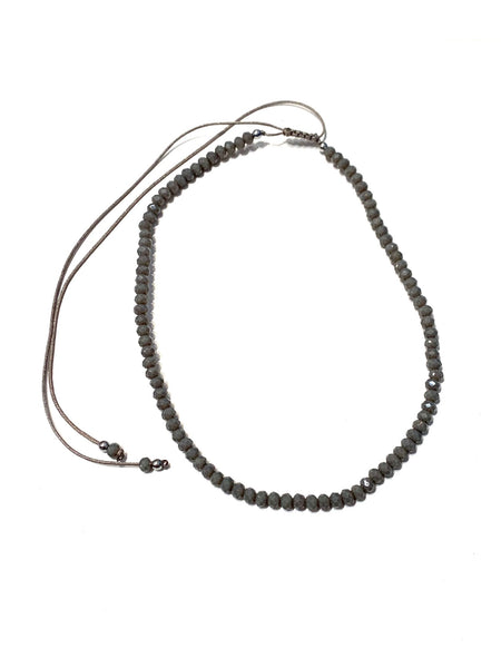 E-HC DESIGNS- Full Crystal Adjustable Choker (many colors available)