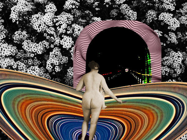 NEURONA COLLAGE STUDIO- 5"x7" Collage Print- Hasta el Fin
