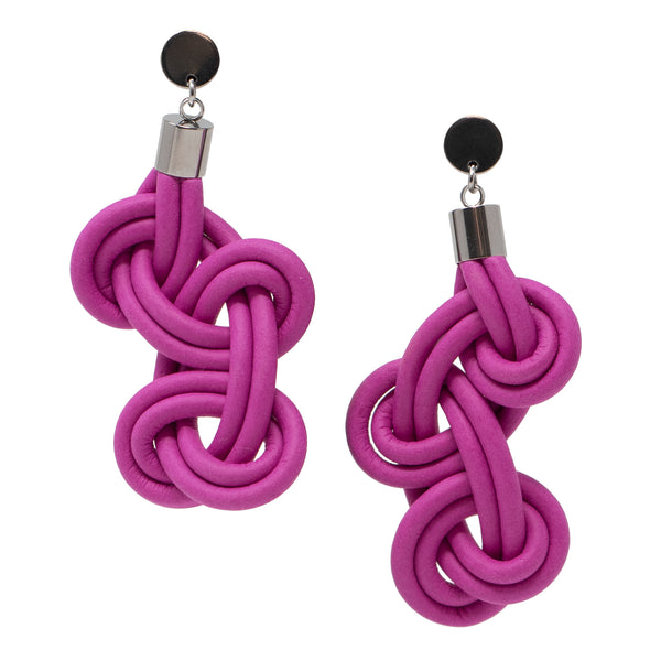 KNOT PREDICTABLE- Loop Earrings (more colors available)