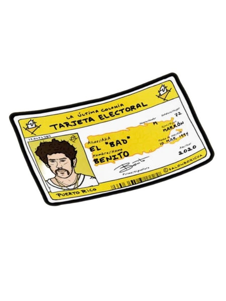 SALON BORICUA - Tarjeta Electoral - Benito