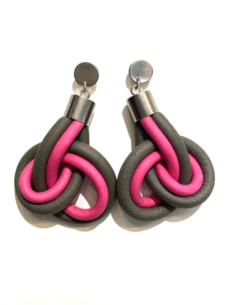 KNOT PREDICTABLE- Swirl Earrings (more colors available)