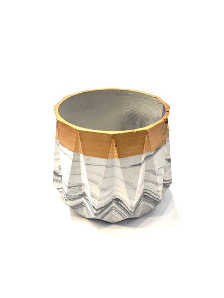 DEKOKRETE - Andrea Marbled Concrete Planter