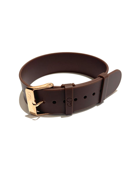 GEO- Silicone Watch Strap - Café (different finishes available)