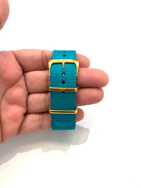 GEO- Watch Strap - Turquesa del Mar (different finishes)