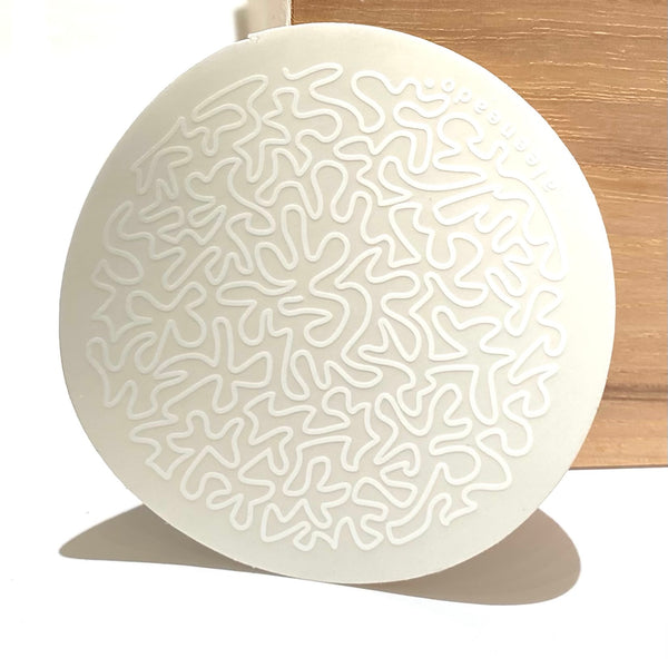 ALEENEADO- Circle Sticker - White, Red or Black