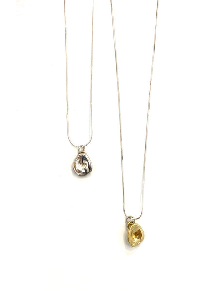 DOS PINCELES - Gota Necklace (Silver or Brass)