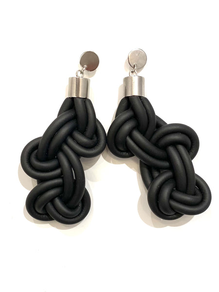 KNOT PREDICTABLE- Loop Earrings (more colors available)