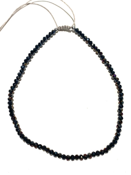 E-HC DESIGNS- Full Crystal Adjustable Choker (many colors available)