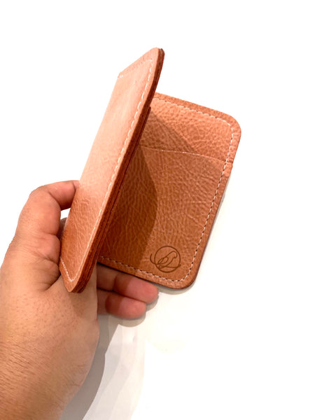 IGUACA - Simple vertical wallet - Salmon
