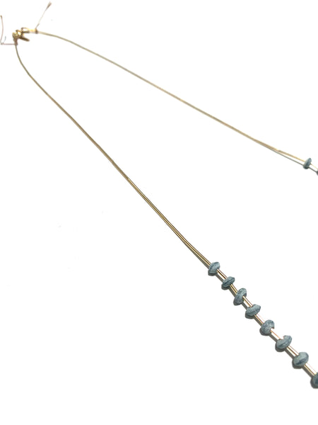 LUCA- Jade + Heishi Beads Necklace