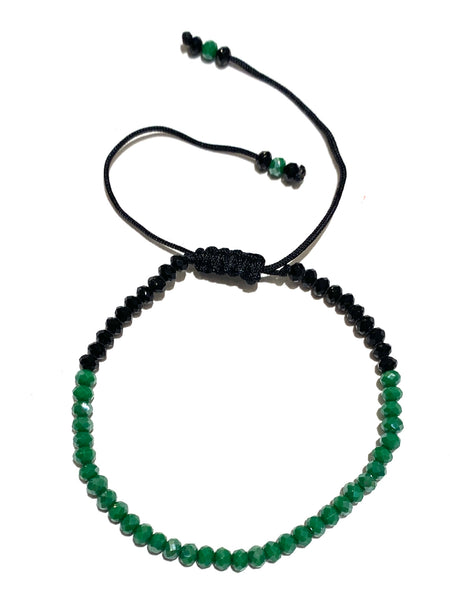 HC DESIGNS- Color Block Crystal Adjustable Bracelet (More Colors Available)