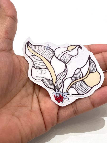 DOS PINCELES- Sticker- Cafetal