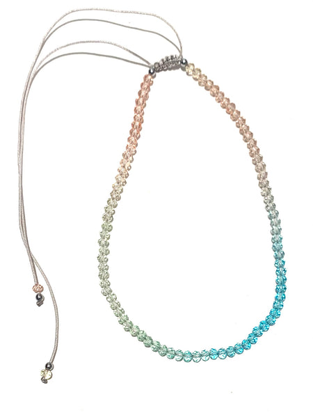 E-HC DESIGNS- Full Crystal Adjustable Choker (many colors available)