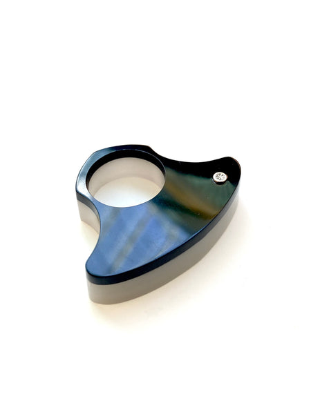 SNOU*- Acrylic Rings- Black / Gray