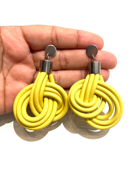 KNOT PREDICTABLE- Swirl Earrings (more colors available)
