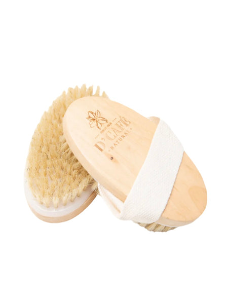 D' CAFE NATURAL - Natural Bristle Dry Body Brush