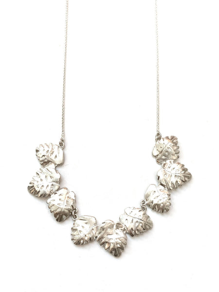 Snou* - Monstera Medallion Necklace