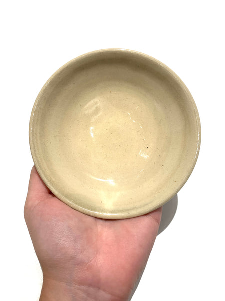 NIETO CERAMICS- Beige Small Bowl Plate