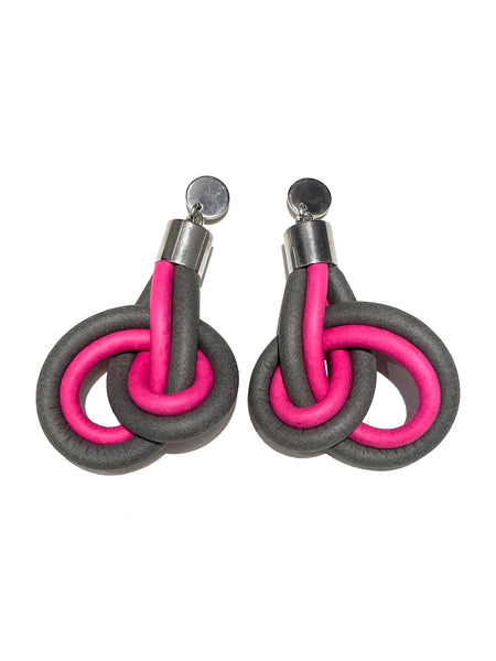 KNOT PREDICTABLE- Swirl Earrings (more colors available)