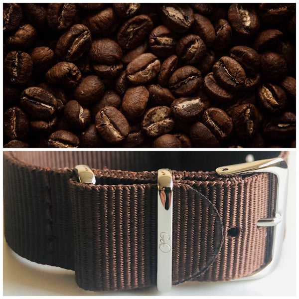 GEO- Watch Strap - Café (different finishes)