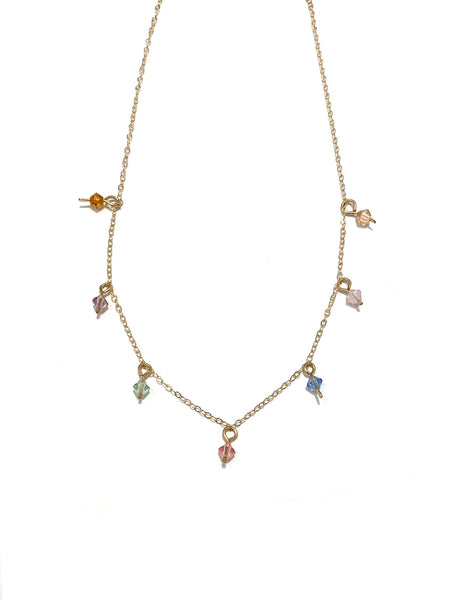 DOS PINCELES- Arcoíris Chain Necklace